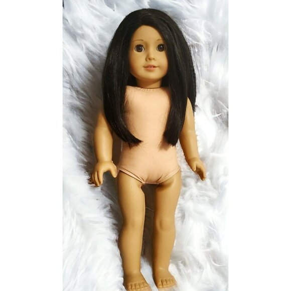 American Girl Other - American Girl Doll Truly Me Brown Eyes Brunette Straight Hair 18" Soft Body Toy